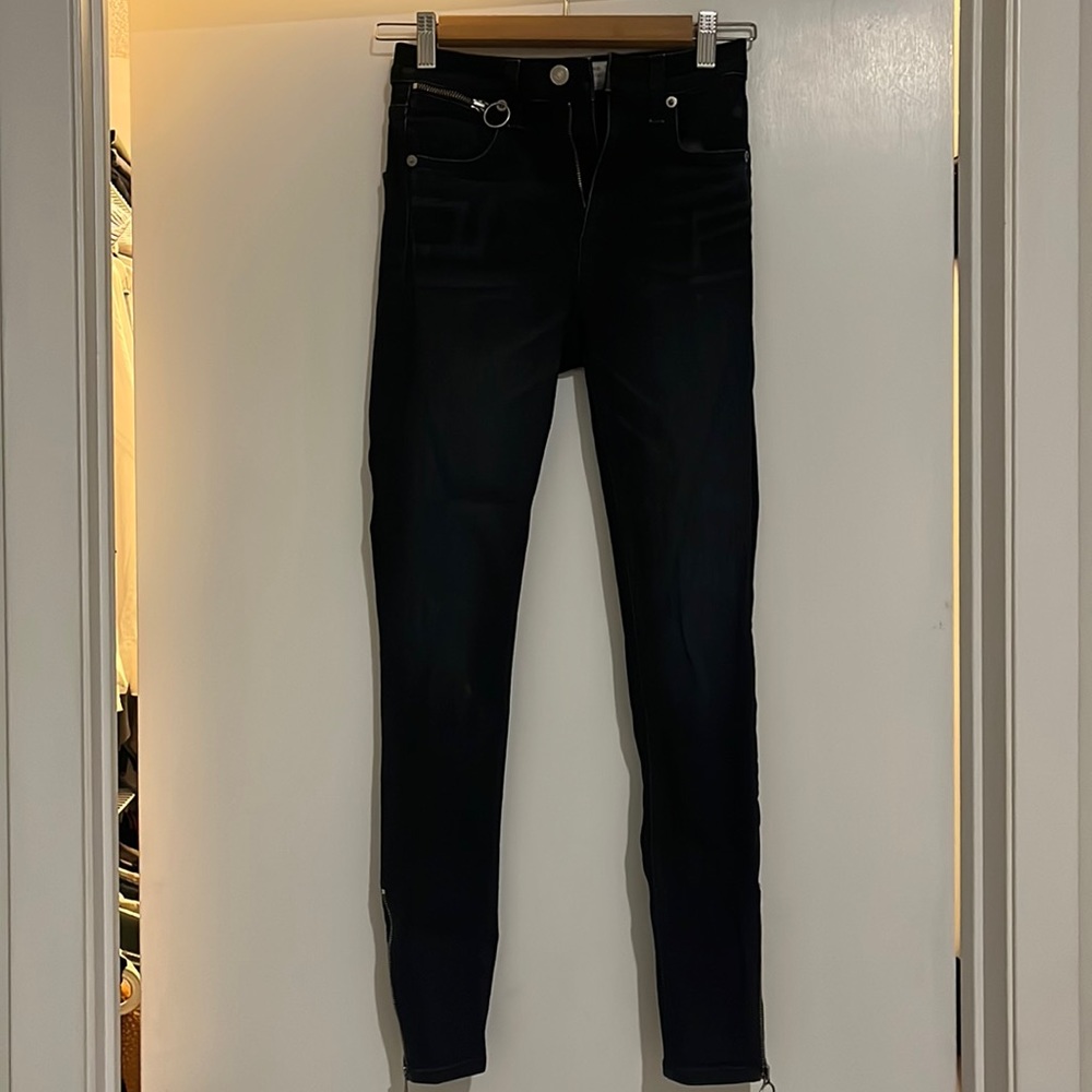 black pants